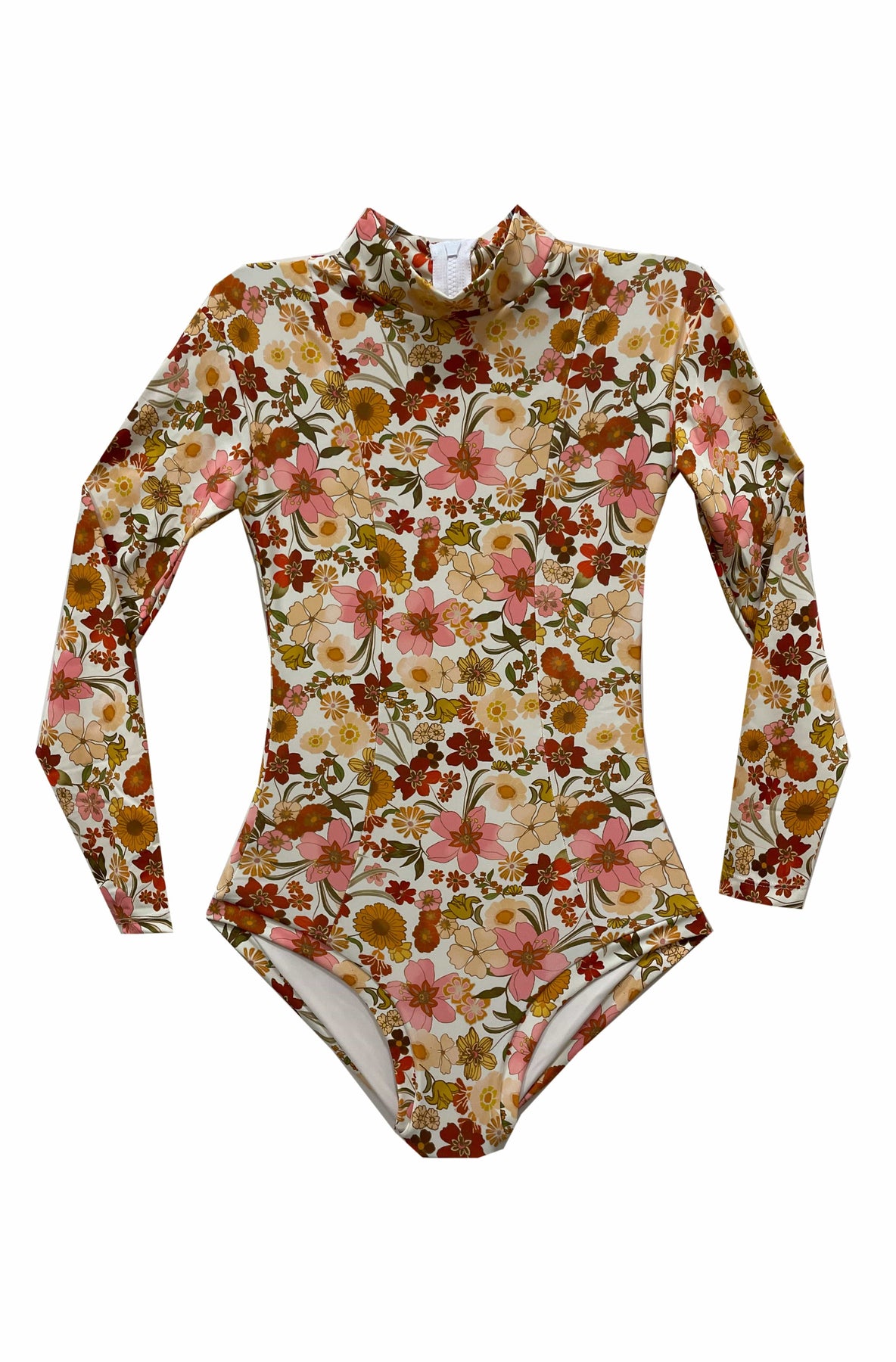 Adult Makena Surf Suit Full Coverage 70's Floral – Issa de' mar